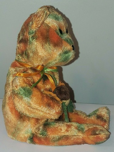 Ty Beanie Baby LEAVES the Bear (Internet Exclusive)(8.5 Inch) NEW MWMT Plush Toy - Picture 6 of 7