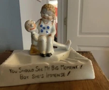 1930’s Figural ceramic  ashtray Made in Japan