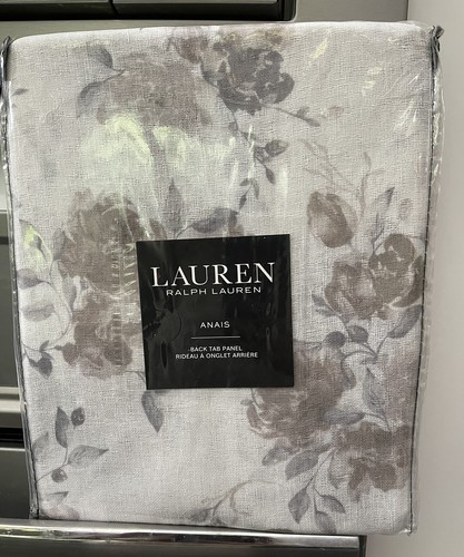 Panel de cortina con lengüeta trasera Lauren Ralph "Anais" 50 x 84 floral topo 3 formas de colgar - Imagen 6 de 6