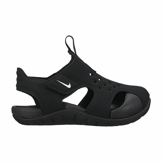 Boys Nike Size 10c Nike Sunray Protect 2 (td) 943827 Black Toddler Sandals for sale online | eBay