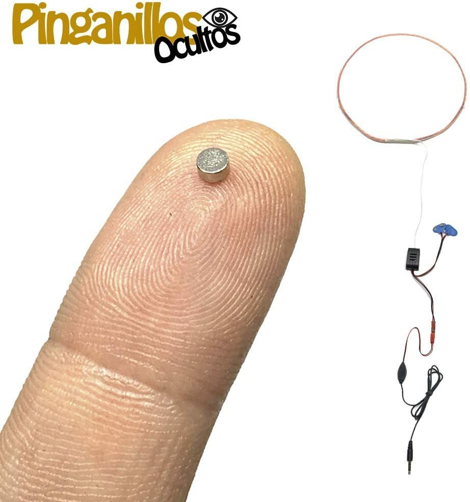 Pinganillo Nano V1 + Micrófono Externo, Pinganillo Oculto, Auricular invisible