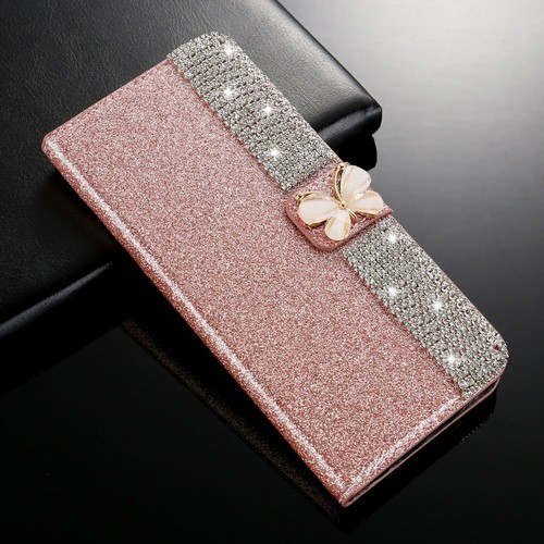 Diamond Wallet Phone Case For Samsung S10 S20 S21 S22 S23 S24 Ultra Note 20 - Picture 13 of 18