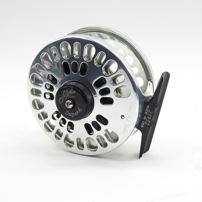 Abel Super 4 Fly Fishing Reel. Platinum Finish. Made in USA.