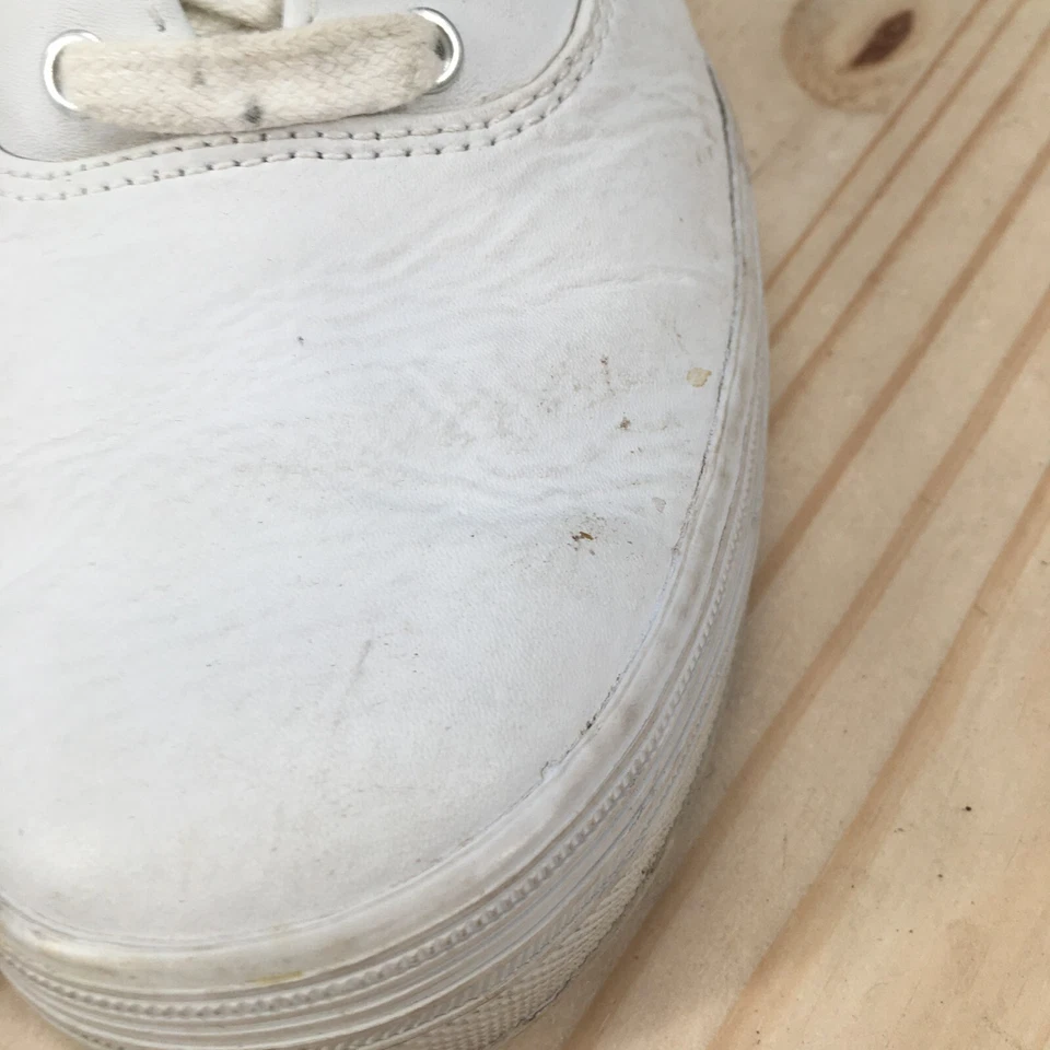 Keds Shoes Womens 8 Classic Sneakers White Lace Up Low Top Casual Comfort Flat - Image 4 of 4