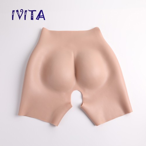 Verdickte Hüfte Silikon Body Shapewaer beige offene Schritthose Gesäßpolster - Bild 8 von 12