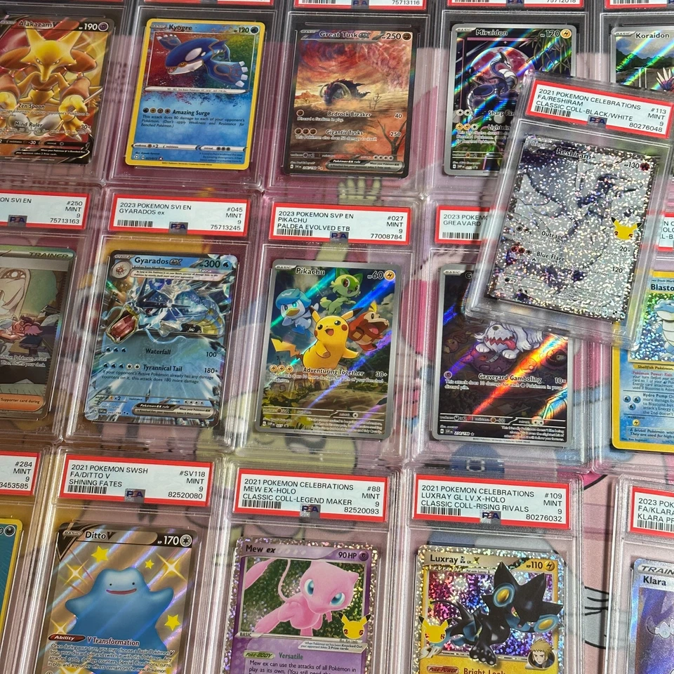 POKEMON TCG! 1 PSA 9 MINT GRADED HOLO CARD SLAB