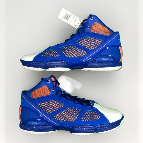 Adidas Men’s Adizero Rose 1.5 Restomod Basketball Size 13.5 Blue | HQ1015 | - Picture 2 of 7