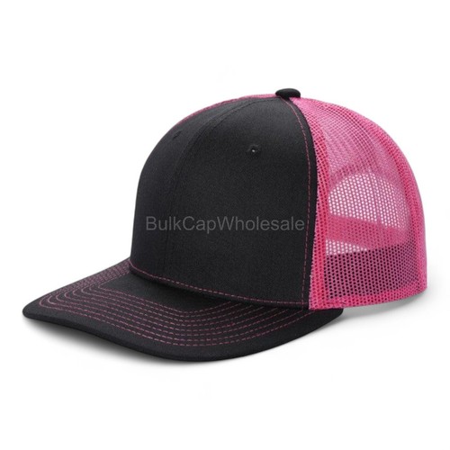 Gorra de béisbol para hombre gorra con cierre a presión algodón camionero malla lisa ajustable talla mujer - Imagen 38 de 63