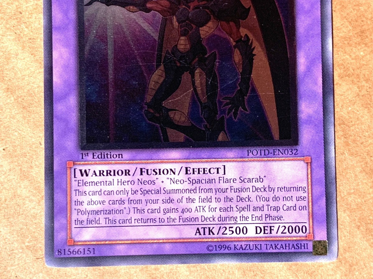 yugioh Elemental Hero Flare Neos POTD-EN032 Ultimate Rare yugioh Elemental Hero Flare Neos POTD-EN032 Ultimate Rare