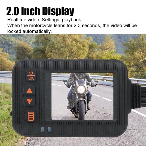 1080P Motorcycle Dash Camera Front Rear WIFI GPS HD Waterproof DVR Recorder AU - Picture 10 of 10