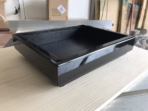 Thorens td 160,147,145,146,165,166 Sockel Holz schwarz glänzend Bodenplatte - Bild 5 von 8