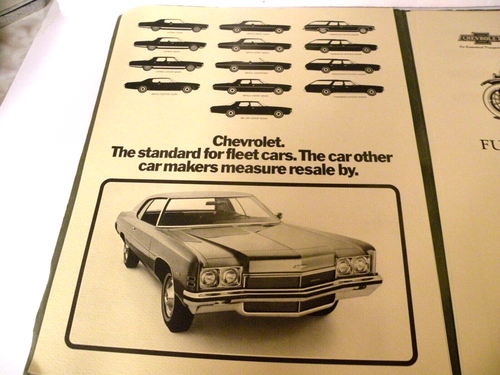 Five 1920s & Five 1972 Chevrolet Ad Reprints - Picture 8 of 15