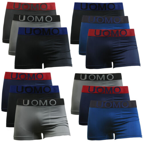 4-20er Pack Boxershorts Retro Shorts Unterwäsche Unterhose Seamless Boxers - Bild 11 von 12