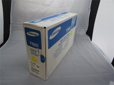 Original Samsung CLP-Y660B Y660 Toner gelb für CLP-610 CLX-6200 in OVP 