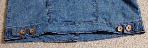 Cavalini Denim Collection Womens X Large Blue Denim Jean Button Up Jacket 23 - Picture 7 of 12