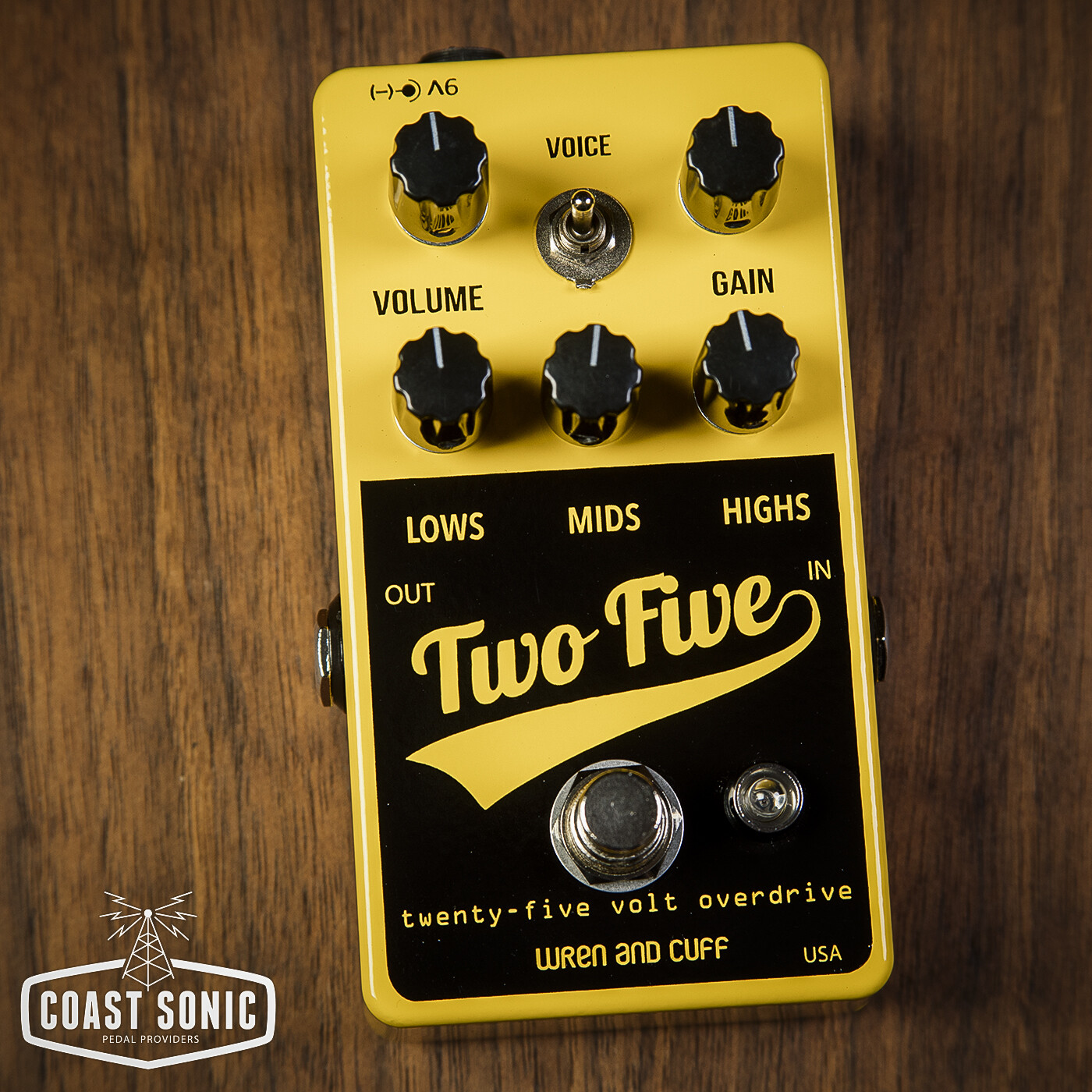 Wren and Cuff Two-Five 25 volt Overdrive Wren and Cuff Two-Five 25 volt Overdrive