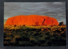 B3092 Australia NT Uluru Ayers Rock Sunset postcard