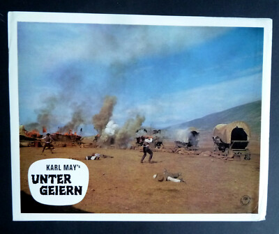 UNTER GEIERN * Karl May AUSHANGFOTO #B German L C ´64 BRICE GRANGER GEORGE 