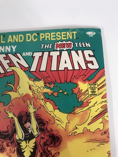 Marvel and DC Present Uncanny X-Men & The New Teen Titans #1 Newsstand 1982 - Picture 5 of 15