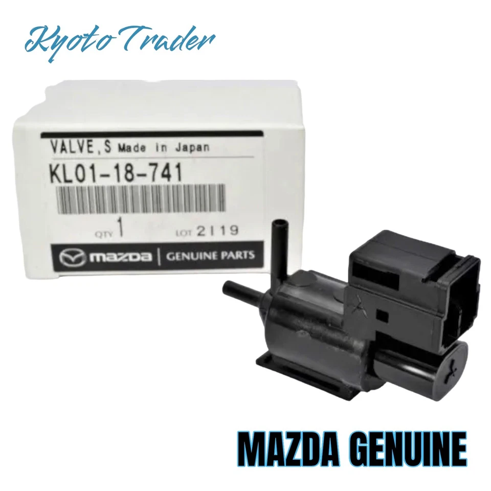 Mazda Genuine MPV 92-98 Mazda 626 93-02 Air Solenoid Valve KL01-18-741 OEM - Image 2 of 4