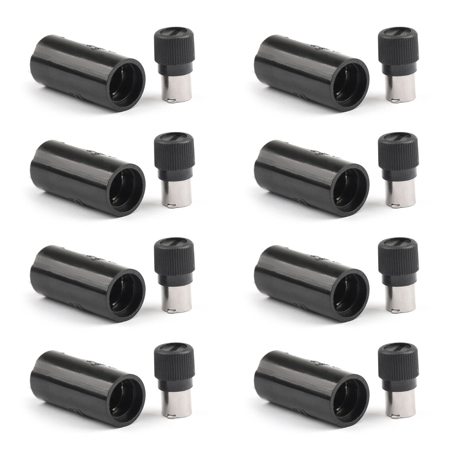 8PCS SCI R3-24 Vertical PCB Fuse Holder For 5x20mm Glass Fuses 10A 250V US