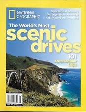National Geographic Magazine World's Most Scenic Drives 101 Trips 2012