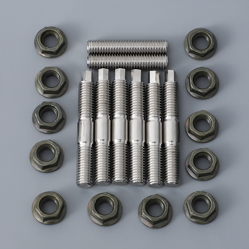 ATV Cylinder Head Exhaust Stud Bolt Nuts Kit for 1988-2006 Yamaha Blaster YFS200 - Picture 8 of 9