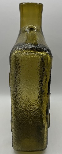 Mid-Century Empoli Brutalist - Italian Art Decanter - Geometric Design - Picture 4 of 12