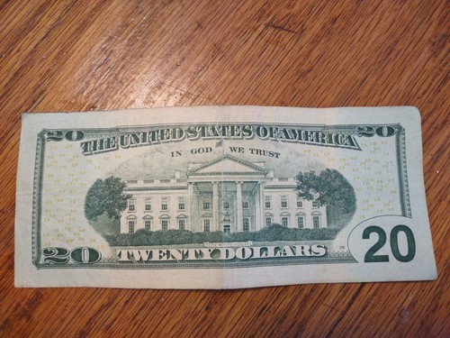 fancy serial number 20 dollar bill 76763838B - Picture 4 of 4