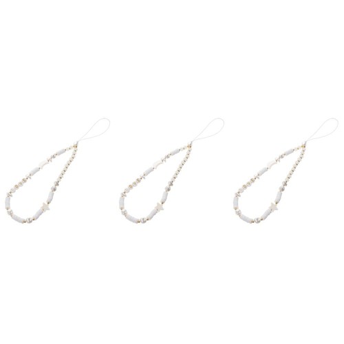 Soft Clay Mobile Phone Chain Beaded Wrist Strap Cute Star Lanyard - 第 31/53 張圖片