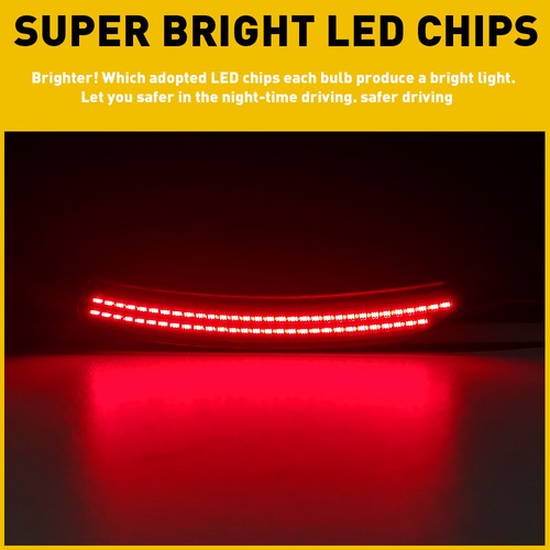 Red Rear RH+LH Side Marker Light For 2015 2016 2017 Chrysler 200 Car Accessories - Picture 7 of 12