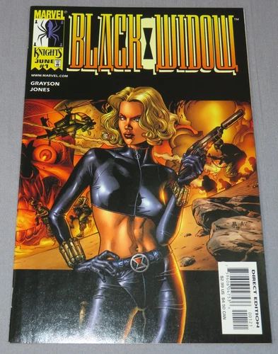 BLACK WIDOW #1 (Yelena Belova 1st app, Variant Cover) Nm- Marvel Knights 1999