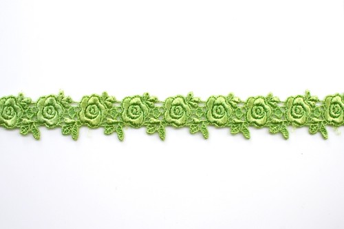 1" Turquoise Black Lilac Pink Green Navy Red White Gray Venice Embroidery Lace - Picture 19 of 23