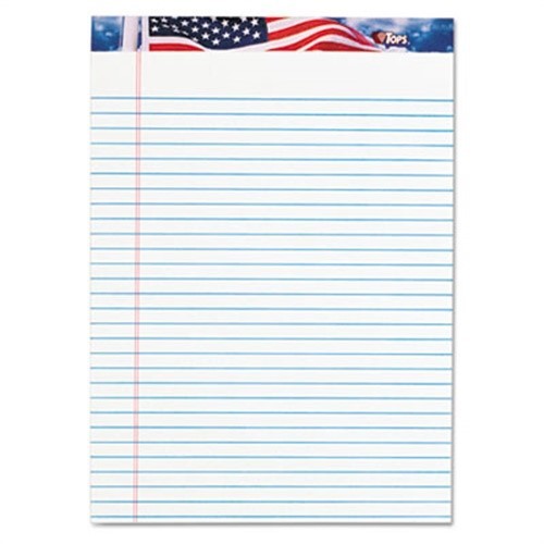 American Pride Writing Pad, Legal Wide, 8 1 2 x 11 3 4, White, 50 Sheets, Dozen American Pride Writing Pad, Legal Wide, 8 1 2 x 11 3 4, White, 50 Sheets, Dozen