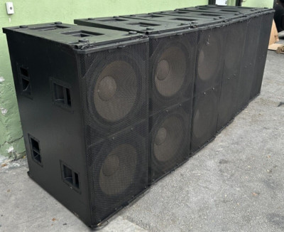 QSC 18インチ ダブルウーハー E218SW 2本セット　引き取りok 希少 QSC E218SW - Dual 18-inch Passive Subwoofer