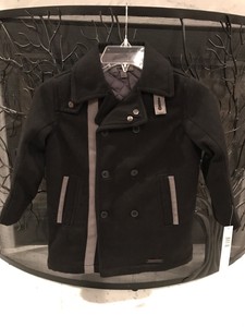 Gris Taille 4 Nwt Coat Pea Noir Dkny Garçon wqZPXx0I