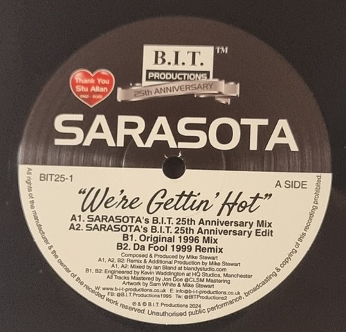 SARASOTA "We're Gettin' Hot" Disc One Original, Da Fool, 25th Anniversary SALE - Bild 5 von 7