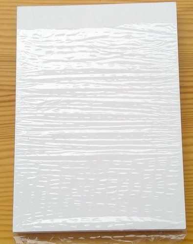 papel nota 41/2" x 63/8" papelería 50 hojas borde azul con rosas - Imagen 9 de 9