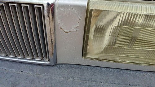 1991 Volvo 740 Driver Left Front Headlight Trim Surround Panel Door Lh - Picture 3 of 8