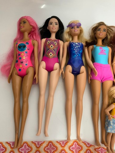 Mattel Barbie bambola Bundle nuoto set estivo lotto lavoro (A3) - Foto 7 di 7