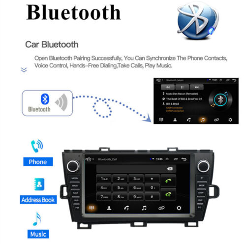 9" Android 13.0 Stereo Radio GPS Navi Wifi For Toyota Prius 2010-2015 w/ Carplay - Picture 18 of 22