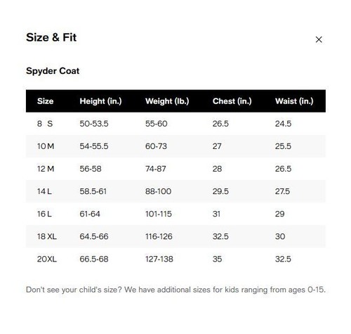 Spyder Jungen (10-20) Pufferjacke wasserdicht Frontier blau neu mit Etikett $ 149 - Bild 13 von 13