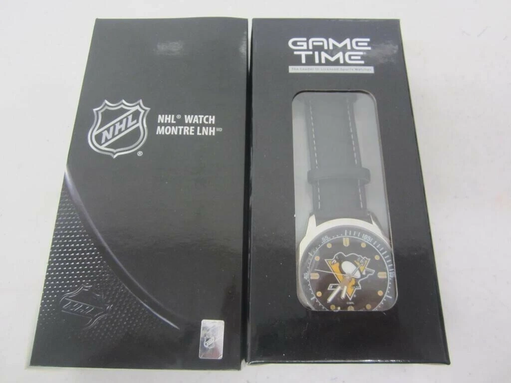 NHL Pittsburgh Penguins Unisex Watch GAMETIME NHL-PLY-PIT New In Box eBay