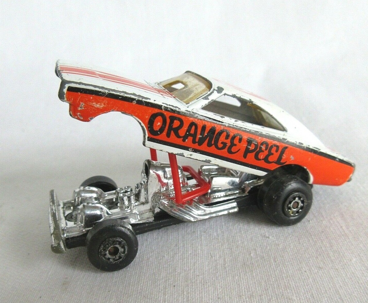 VTG MATCHBOX LESNEY 1:64 #74 ORANGE PEEL DRAGSTER '70 DODGE