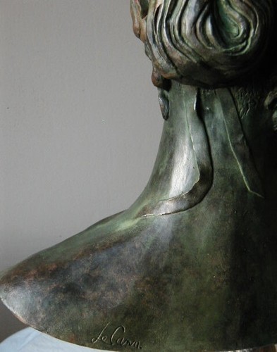Skulptur, große Büste signiert vom Künstler Le Cann (1969-) Skulptur,"Aphrodite" - Bild 6 von 10