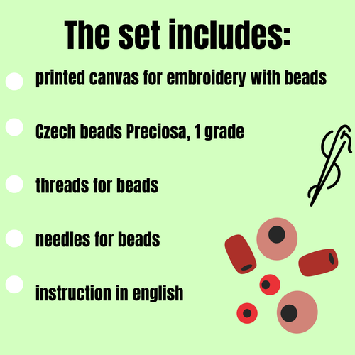 Bead Embroidery Kit Fortune Keeper  DIY Craft Seed Beads Embroidery Kit sl-3445 - Picture 12 of 17