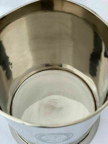 Louis Roederer Champagne Wine Ice Bucket on brass with Chrome/Nickel Plated - Picture 3 of 8