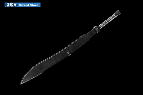 Rotate Solid Handle Folded Steel KUNGFU Battle Dao Hunting Knife BroadswordQ8000 - Picture 10 of 10