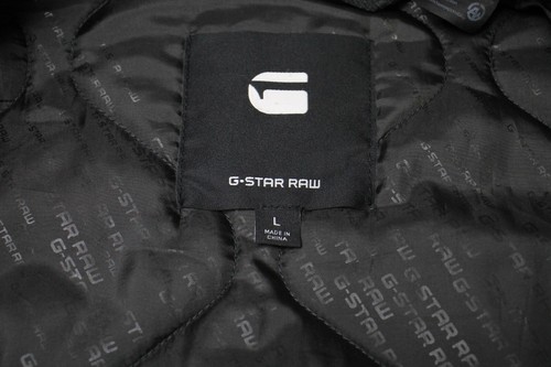 G-STAR Edla TS Liner Overshirt Jacket Men's LARGE Full Zip High Neck Padded - Picture 11 of 14