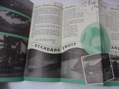 1930's Swift Standard Fruit Steamer Cruise Ship vintage Tour Brochure Booklet - Picture 6 of 6